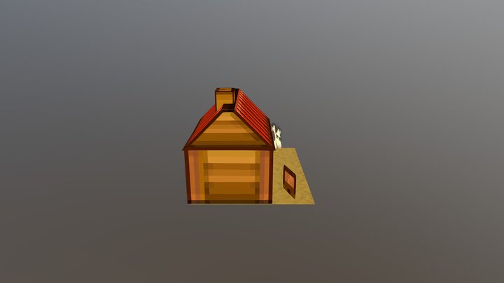 Harvest moon snes house 3D Model