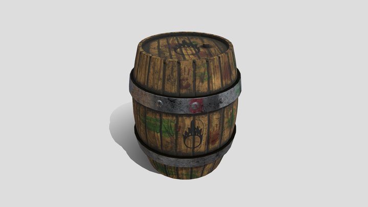 Mew_ Lesson4_Barrel 3D Model