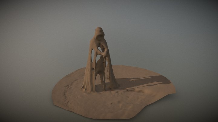 Gallos Statue 3D Model