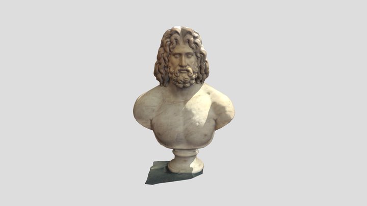 God Statue British Museum 3D Model