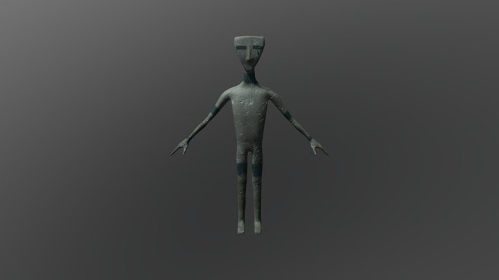 Idol fully body model (university assignment) 3D Model
