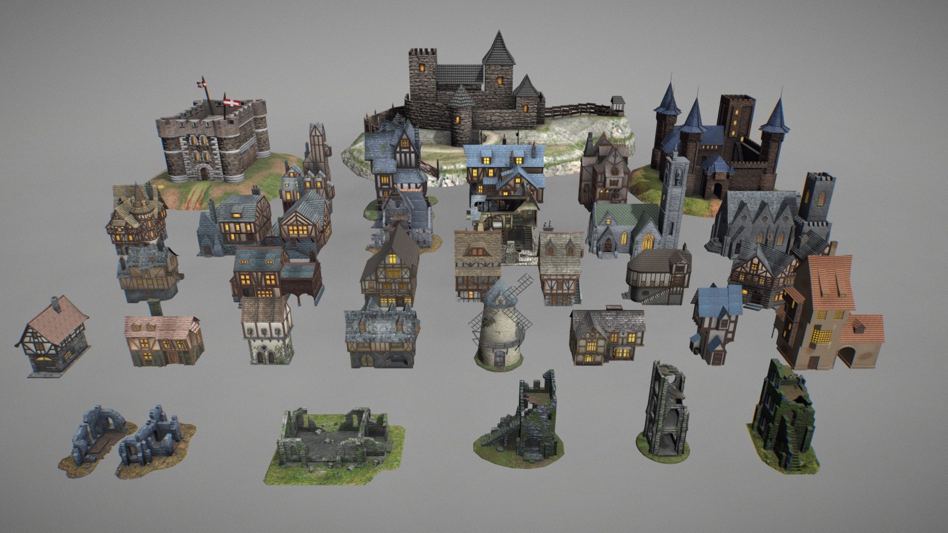 Medieval Fantasy Building Pack 2 Minecraft para Minecraft