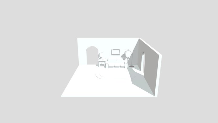 Simson's Living Room Model 3D Model