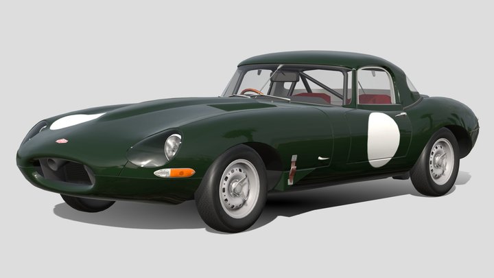 1963 Jaguar E-Type Lightweight – Free 3D Model STL