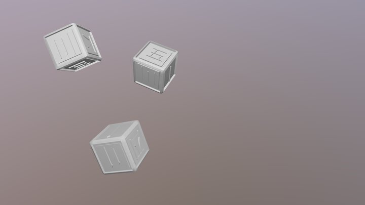 Japanese Dice 3D Model