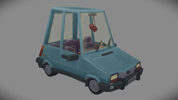 ToonCar 3D Model