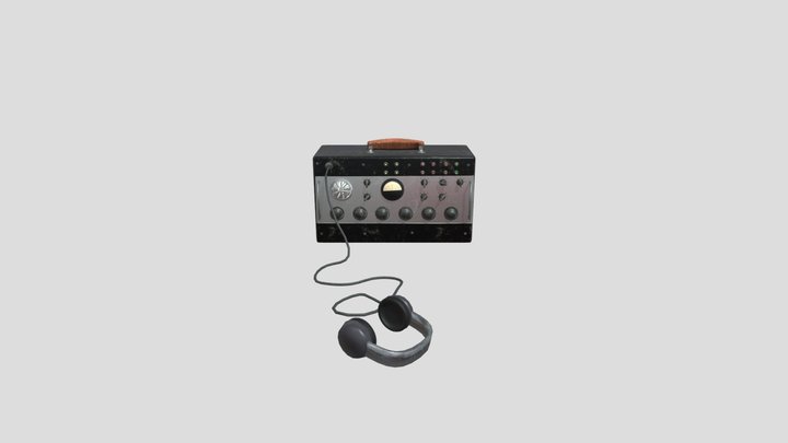 Call of Duty WW2 inspired radio 3D Model