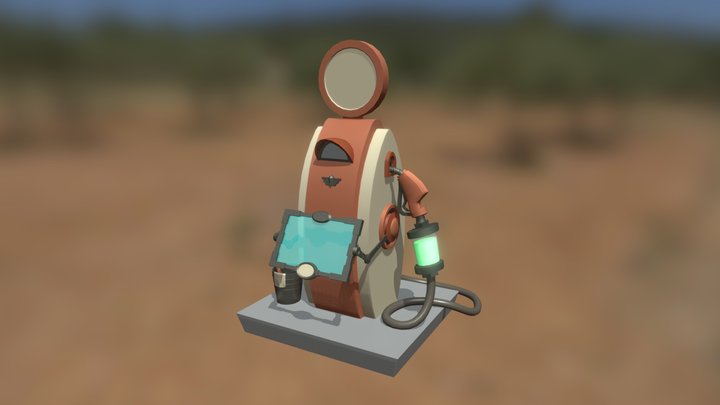 XYZ_HW Draft Gas Pump 3D Model