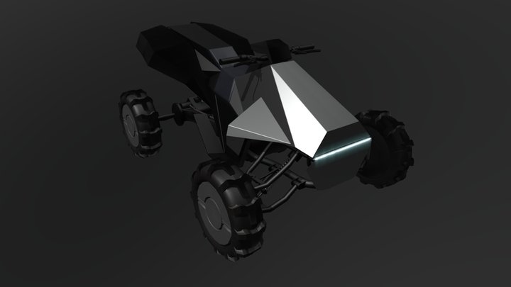 Cybertruck ATV 3D Model