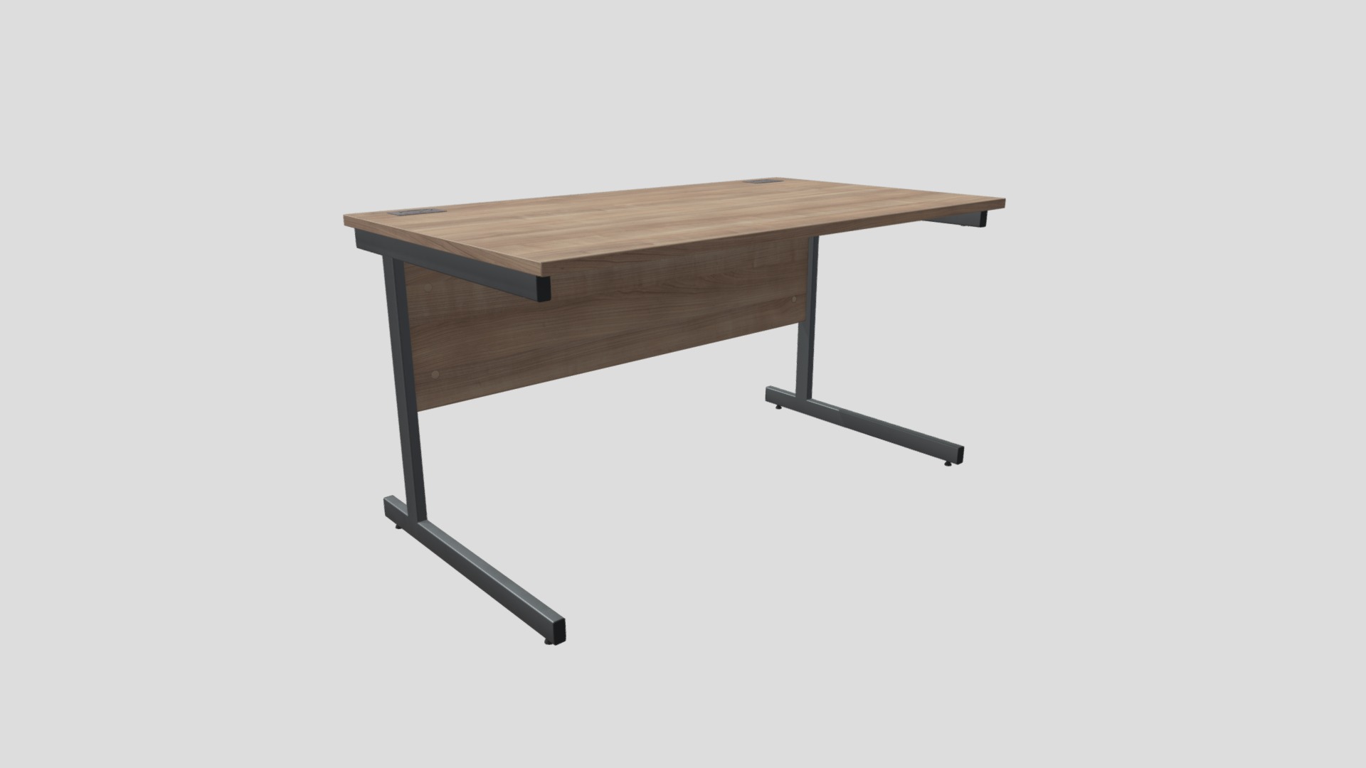 3D model Office Desk - This is a 3D model of the Office Desk. The 3D model is about a table with legs.