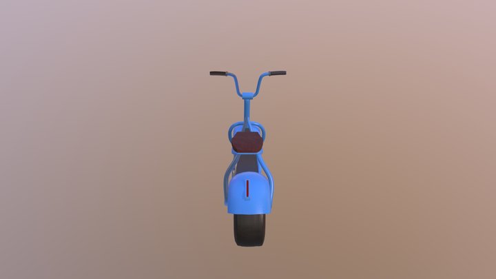 Scooter Paint 3D Model