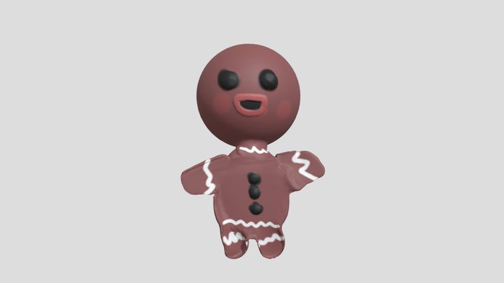 gingerbread man 3D Model
