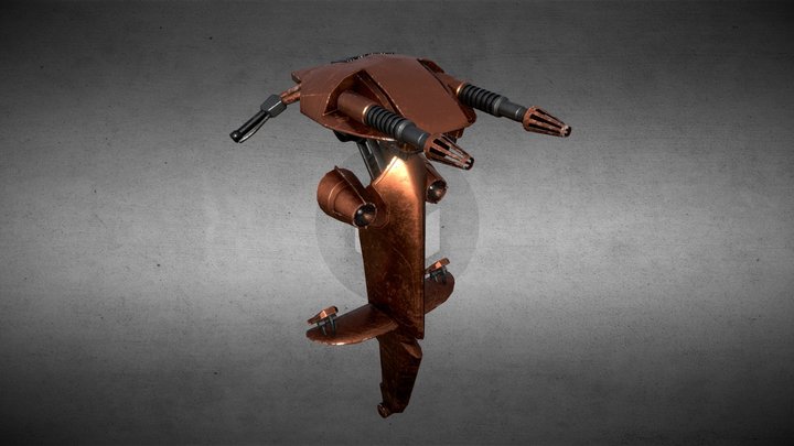 Single Trooper Aerial Platform 3D Model