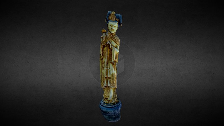 Chinese statue Queen - Itay Dagan 3D Model