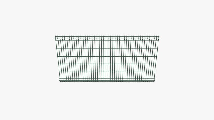 3D панель, 1.23х2.5 м для 3D забора 3D Model