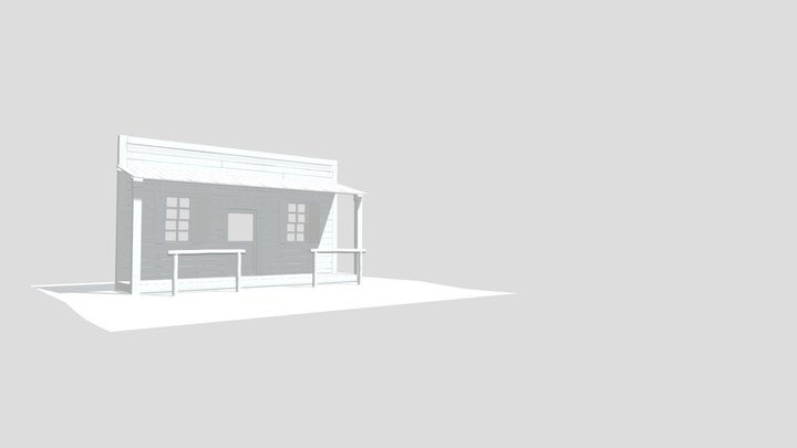 Sheriff Office HIGH POLY 3D Model