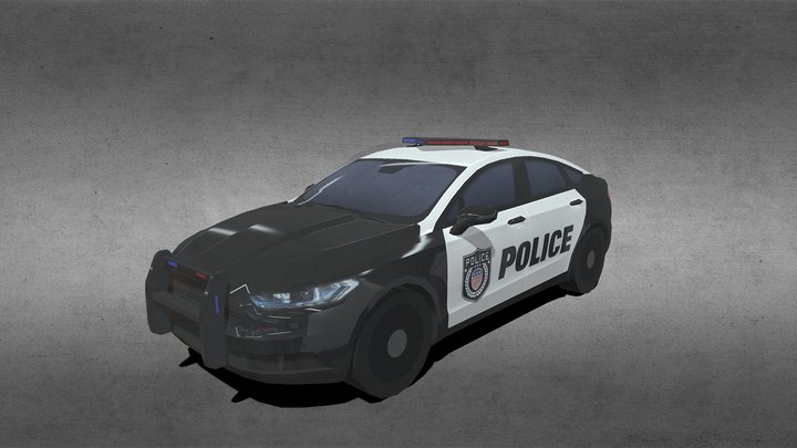 Ford mondeo police interceptor version 1 3D Model