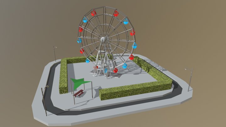Ferris Wheel 3D Model