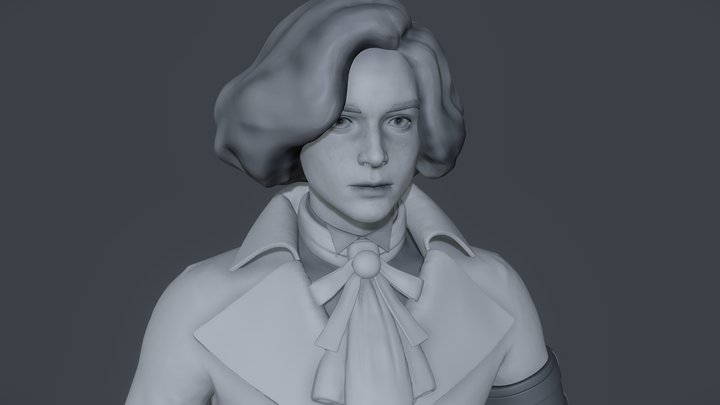 Pinocchio WIP 3D Model