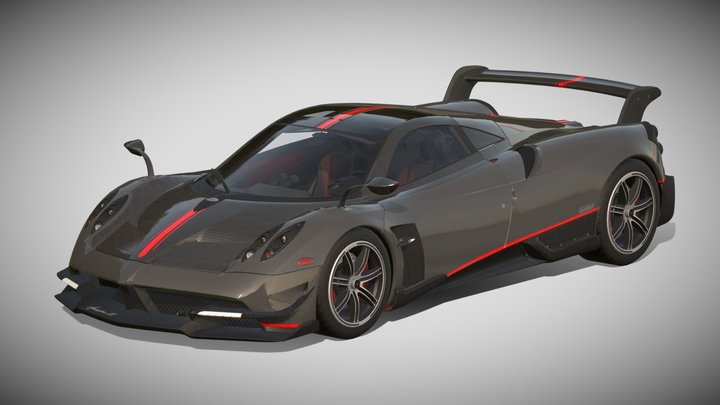 2017 Pagani Huayra BC – Modelo 3D gratuito STL