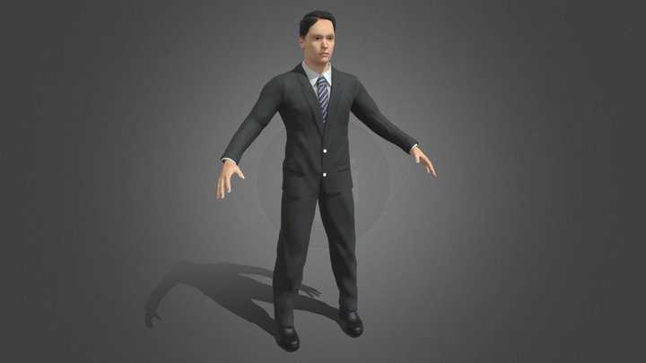 Businessman - Game-ready 3D Model