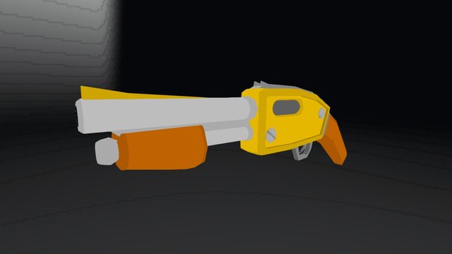 Shotgun V2 3D Model