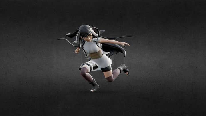 Hinata Hyuga 3D Model