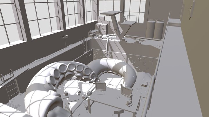 Laboratory Azure 3D Model