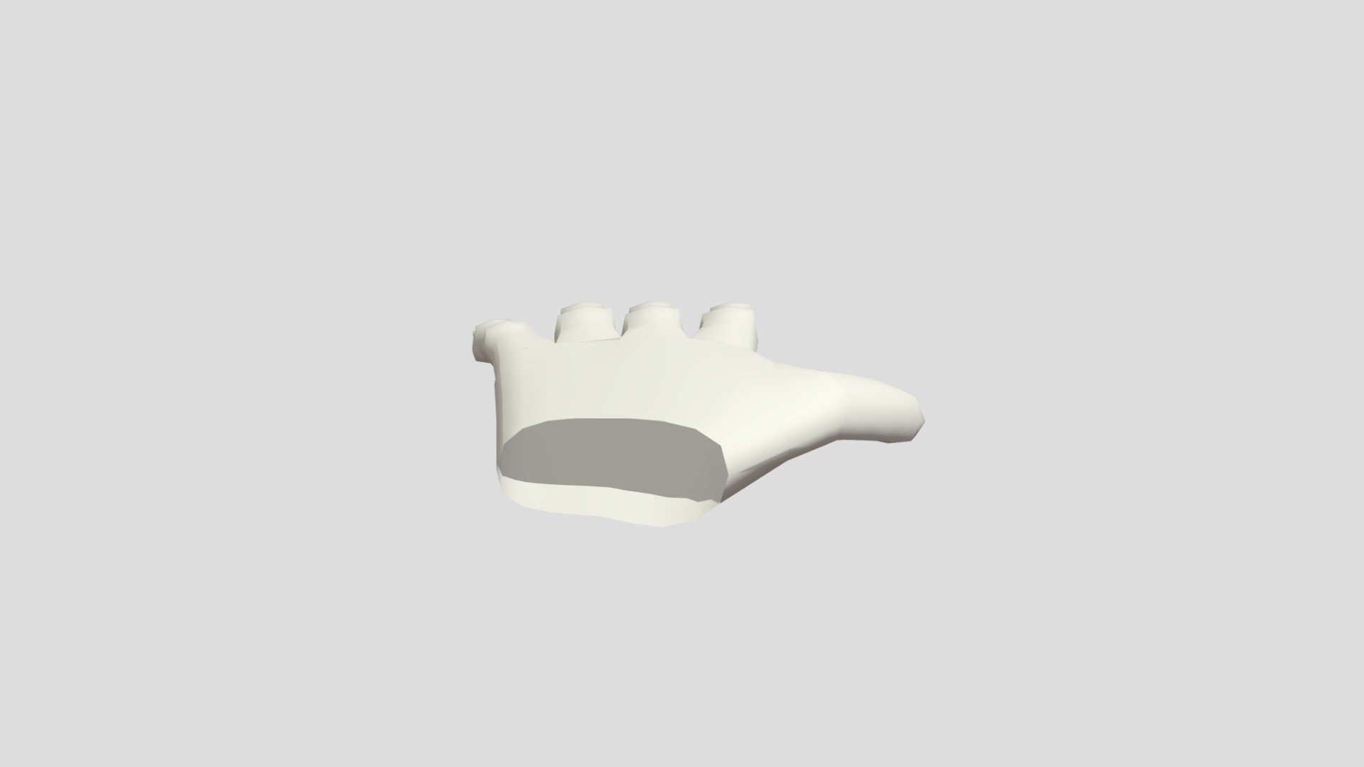 MANO MODELADO 3D