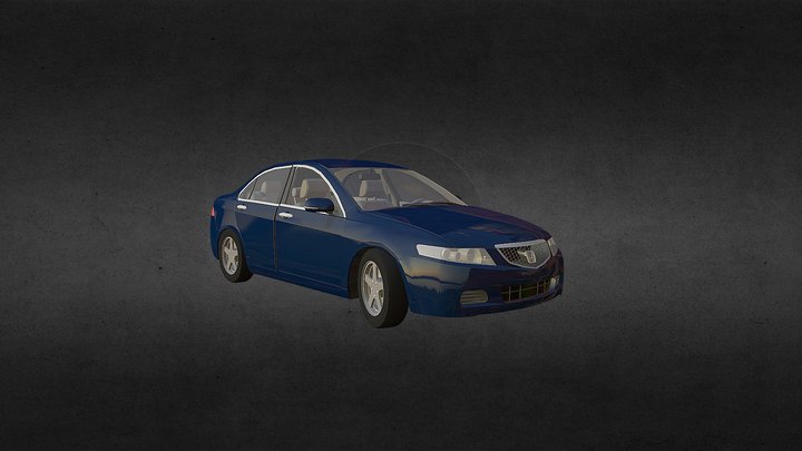 Honda Accord 2004 3D Model