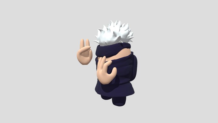 Among Us GOJO jujutsu kaisen 3D Model