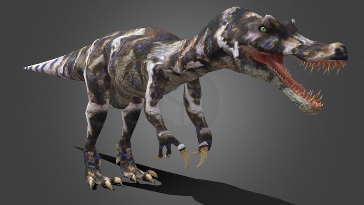 Dinosaur Hunting Baryonyx – Modelo 3D gratuito STL
