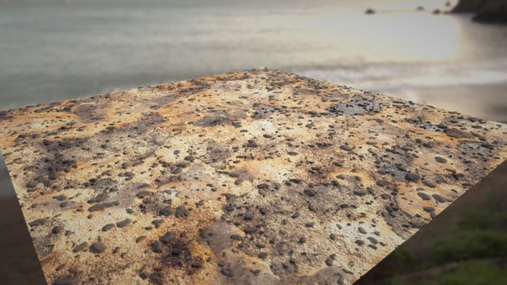 Desert Stone Ground 3D Model