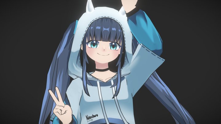 Nekochuu by Enmei3D 3D Model
