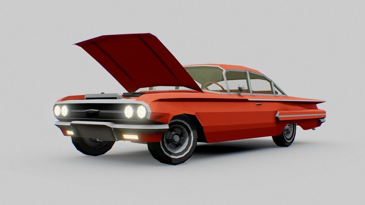 1960 Chevrolet Biscayene 3D Model