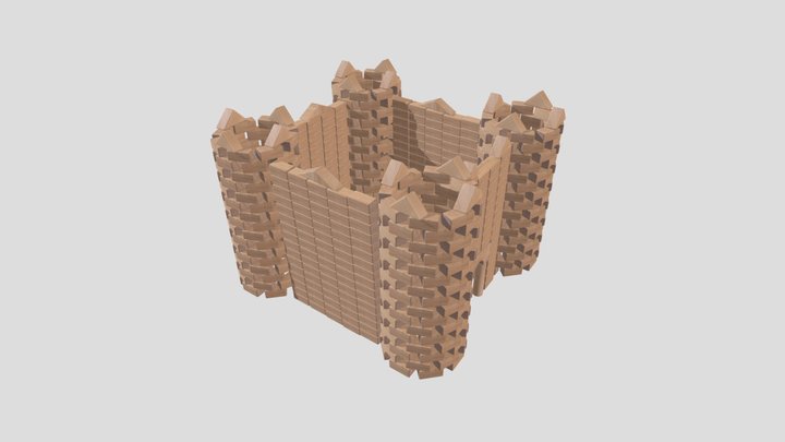 wk7bCastle 3D Model