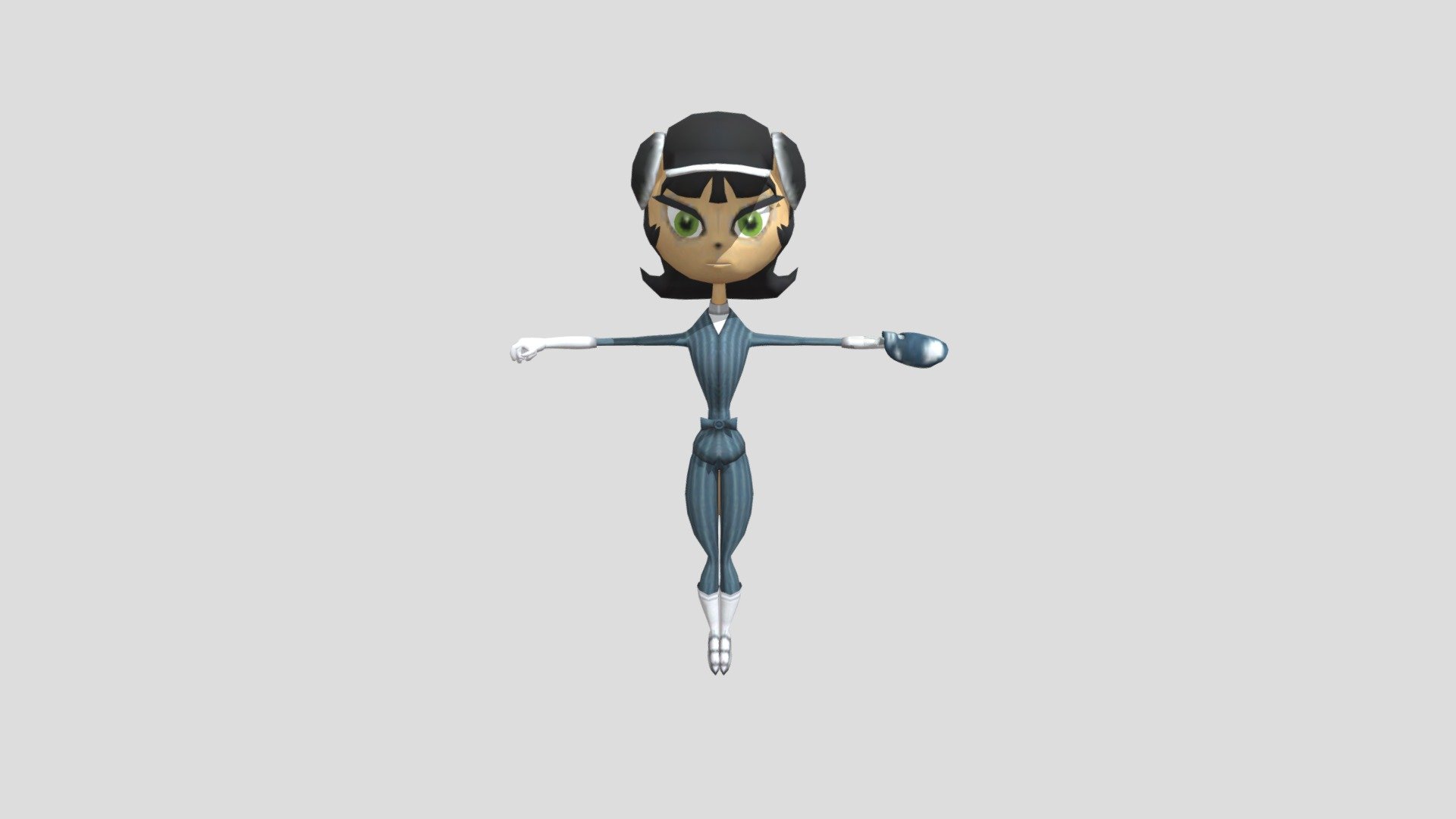 Wii - Nicktoons MLB - Kitty Katswell - Download Free 3D model by ...