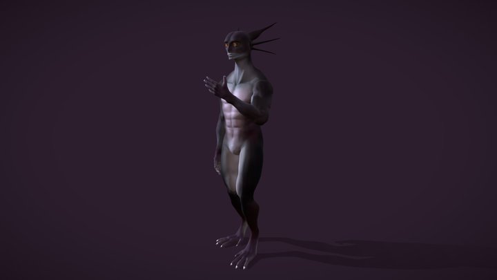 Ythagan scaleless variant 3D Model