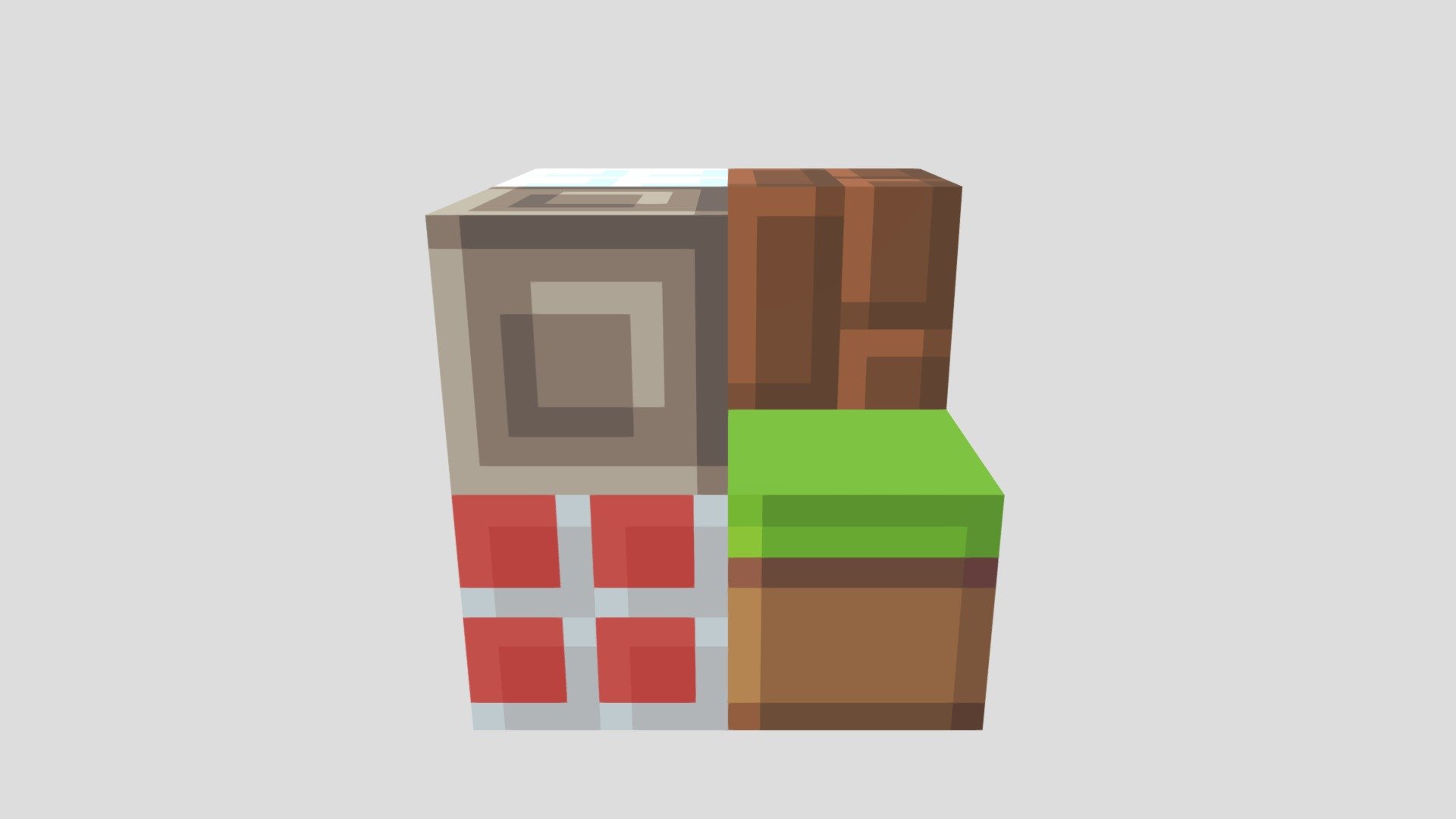 Cursed Minecraft blocks - 3D model by bionicLMAO (@itsBionicyt ...