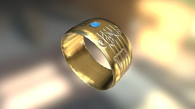 Wedding Ring 3D Model