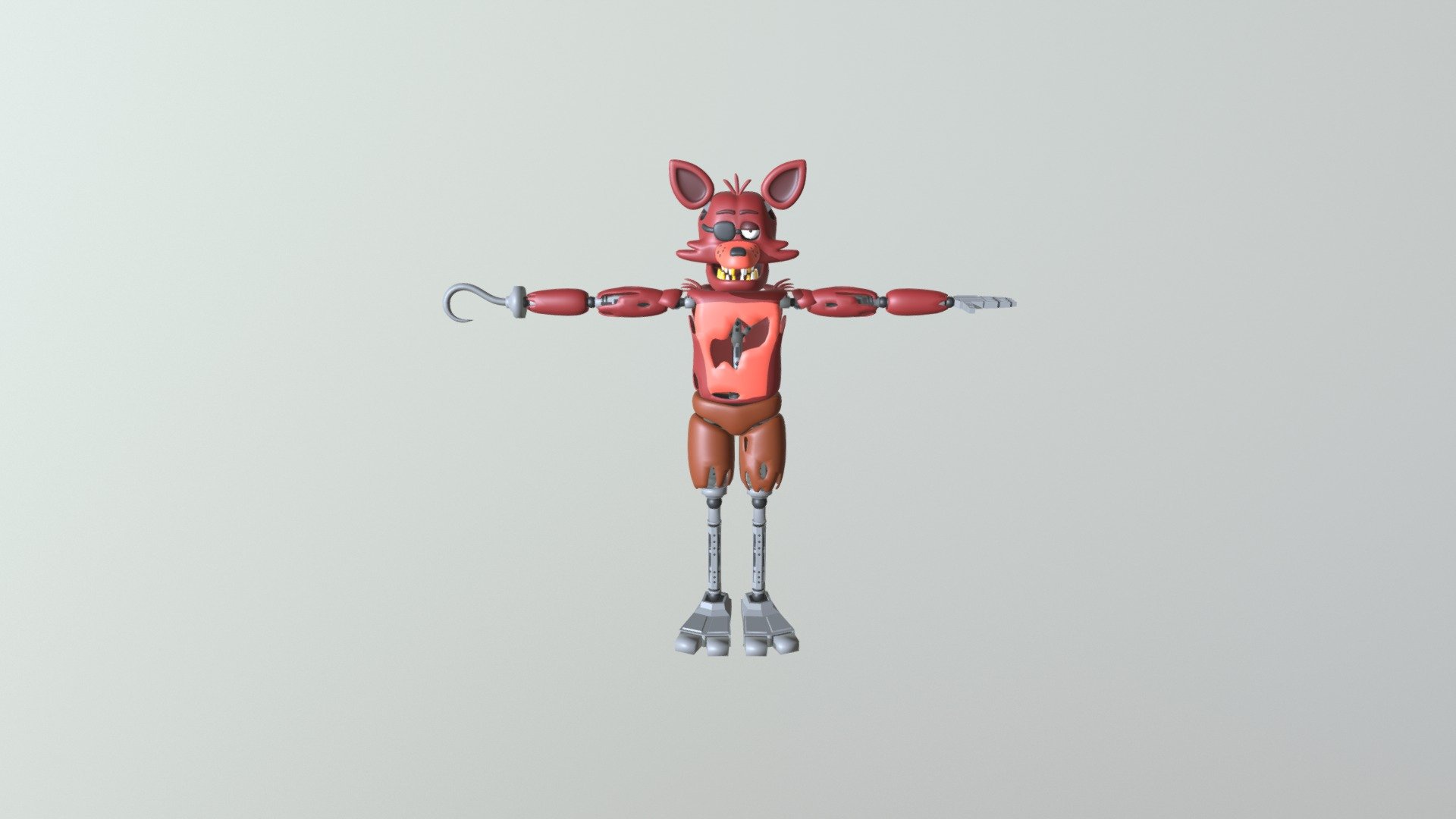 Fnia Foxy 3D Model