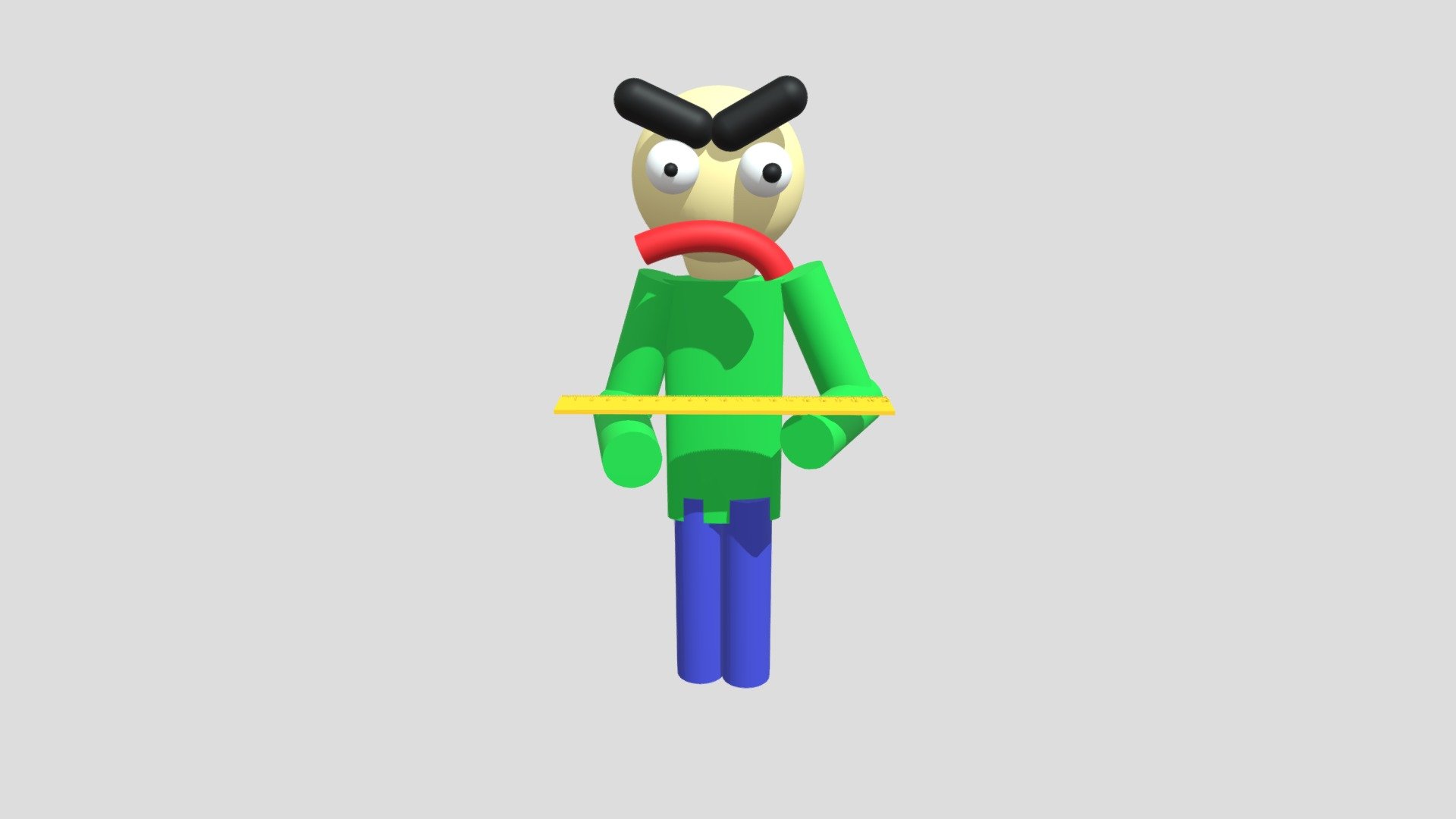 Baldi 3D - Download Free 3D model by BSODGamer1234 [def80f0] - Sketchfab