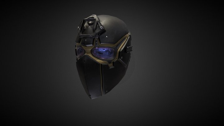 Devtac Ronin Ballistic Mask TACTICAL 3D Model
