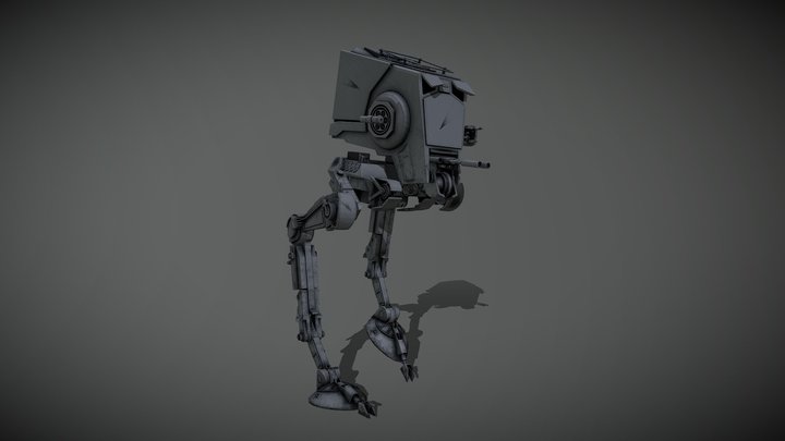 AT-ST - Imperial Walker 3D Model