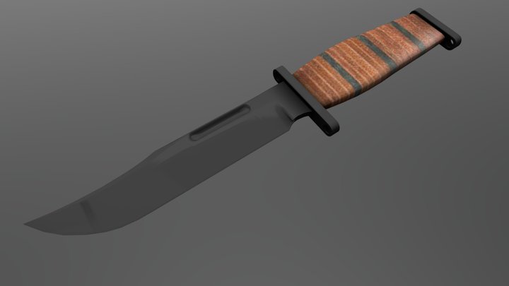 Brahma Buck Knife 3D Model