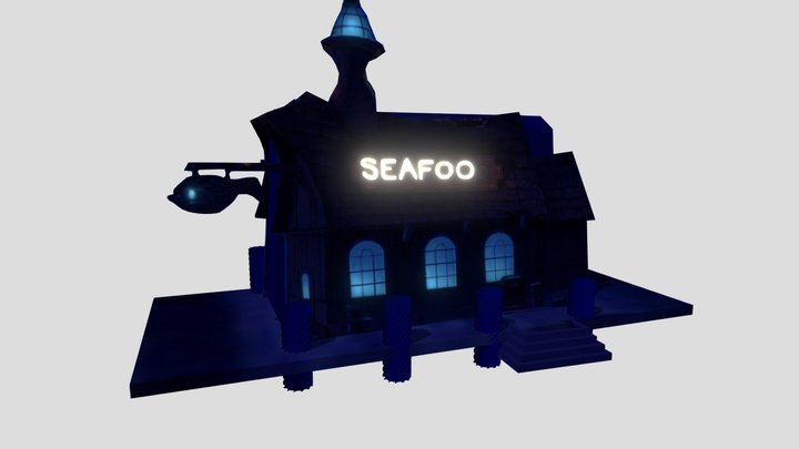 Moose Lake's Seafoo Restaurant and Steakhouse 3D Model