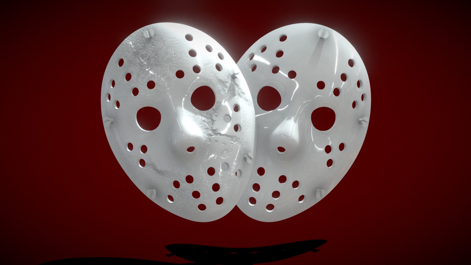 Jason Voorhees Friday the 13th Mask Printable Buy Royalty Free 3D