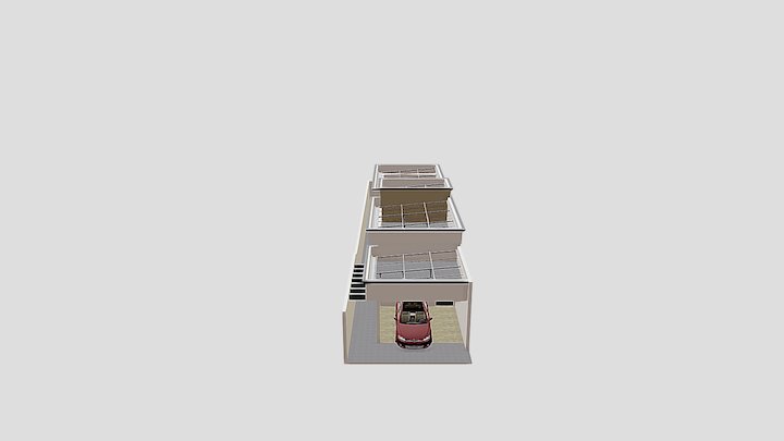 MAQUETE CASA GERMINADA-PALMAS 3D Model