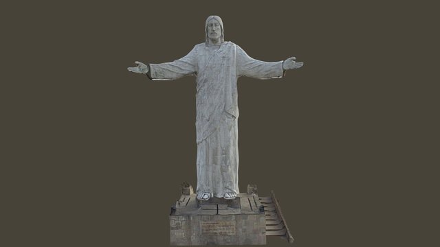 Jesus Statue Test Edited In Memento-1 3D Model