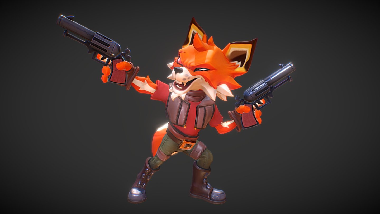 Fox - 3D model by Brotherhood_of_Heroes [defda10] - Sketchfab
